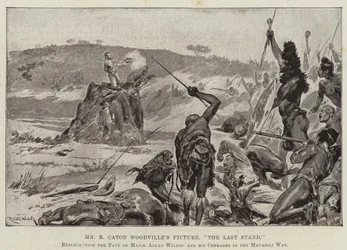 The Last Stand, representing the Fate of Major Allan Wilson and his Comrades in the Matabili War